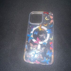 Butterfly Pattern Phone Case - Multicolor